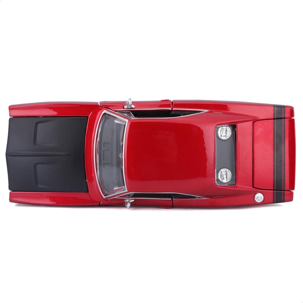 Maisto Scale Dodge Charger 1969 Red Custom Classic Muscle Series Diecast Model Finished 32537 1/25 R/T / Car, Product,