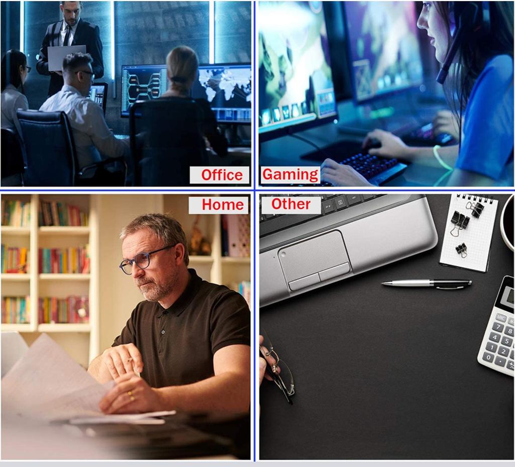Leather mouse pad 90x40 for apple magic mouse
