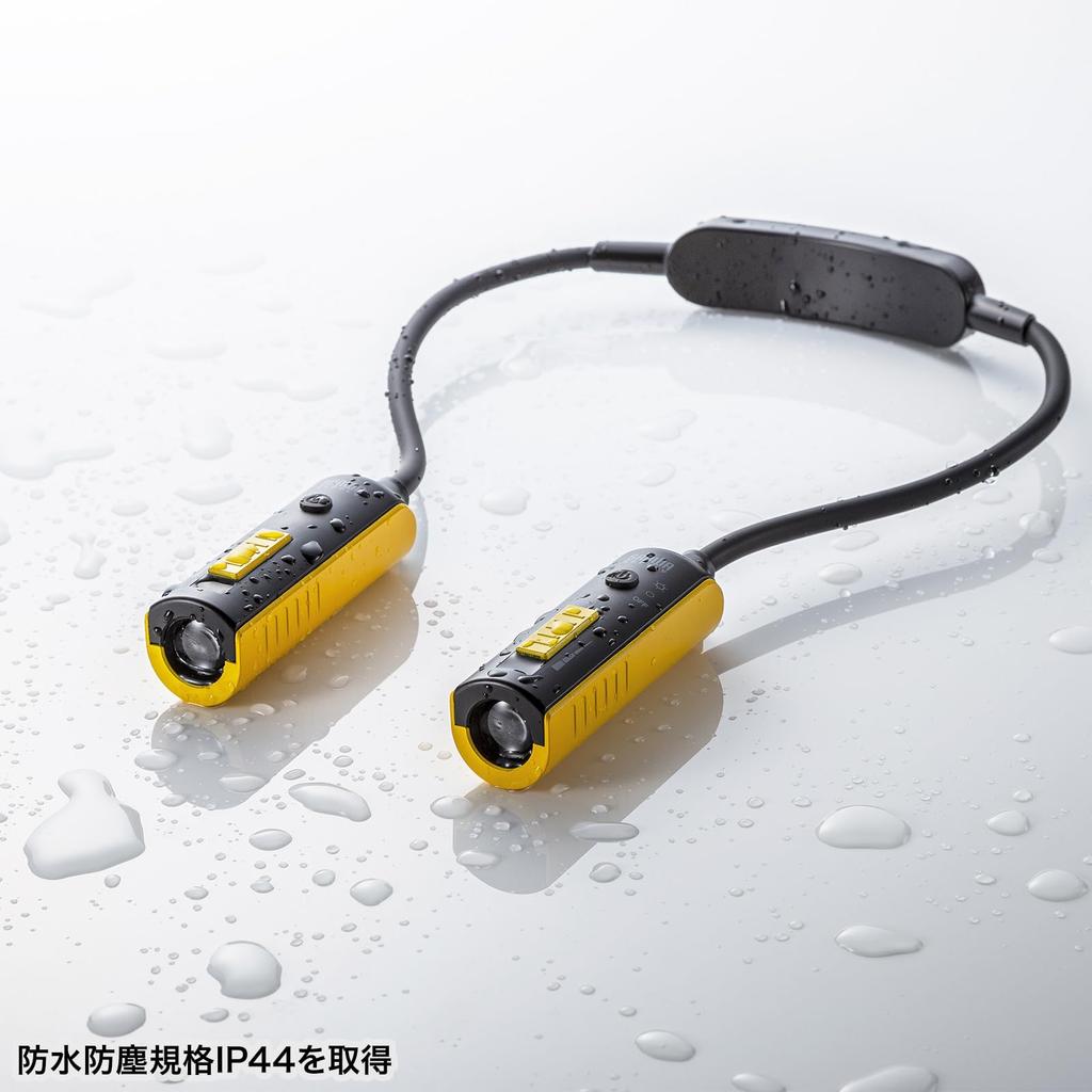 Lumină LED de gât Sanwa Supply (USB reîncărcabilă) LED-NECK1
