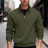 Autumn/Winter New Arrival Men's Fleece Sweatshirt Oversized Fit, Heavyweight Stand Collar Zip-Up Hooded Sweatshirt
