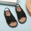 Girls' Casual Sandals New Arrival Summer Flat Shoes For Little Big Kids, Children's Beach Shoes For Girls