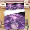 Genshin Impact Raiden Shogun Beding Set Bedrom Soft Modern Bedspreads Comefortable Children Kids Soft Duvet Cover Comfortable Quilt Cover And