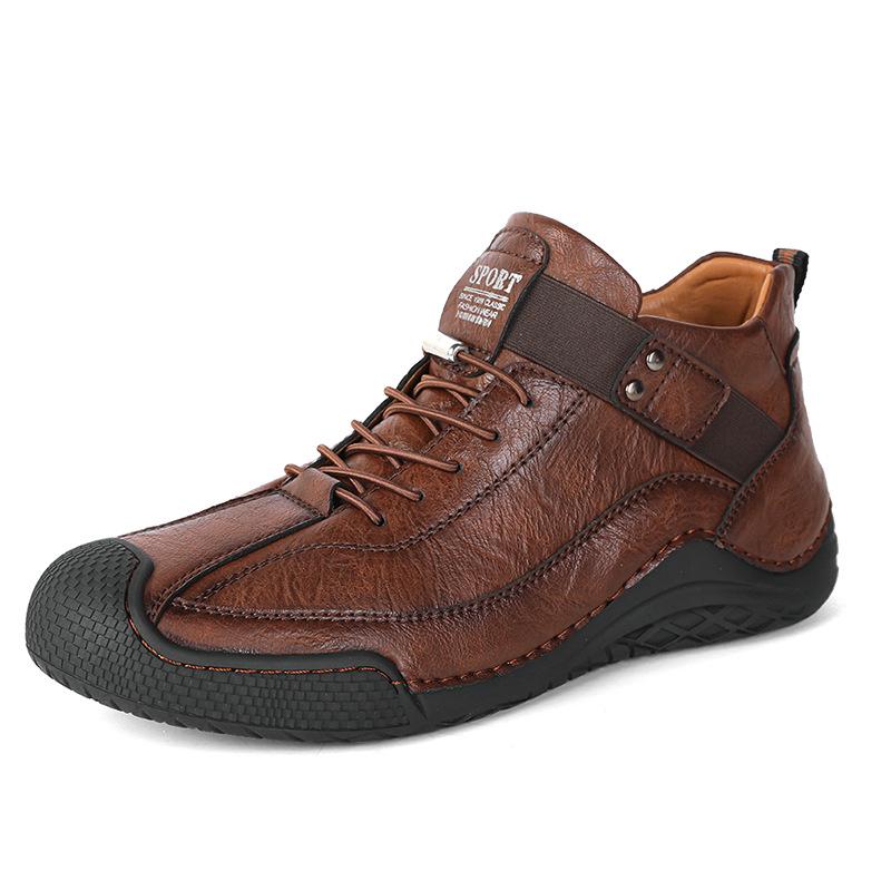 Men's Fashion Martin Boots - Large Size Outdoor Short Boots for Autumn and Winter Casual or Work Wear