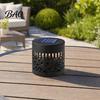 Multi-color LED Wall Light Solar Lamp, Seven Color Changing Projector Light, with Hollow Pattern Garden Path Lighting Design IP65 Waterproof