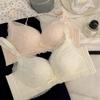New Pure Desire Wind Lace Set No Steel Rim Upper Support Anti-drape Adjustable Comfort Bra