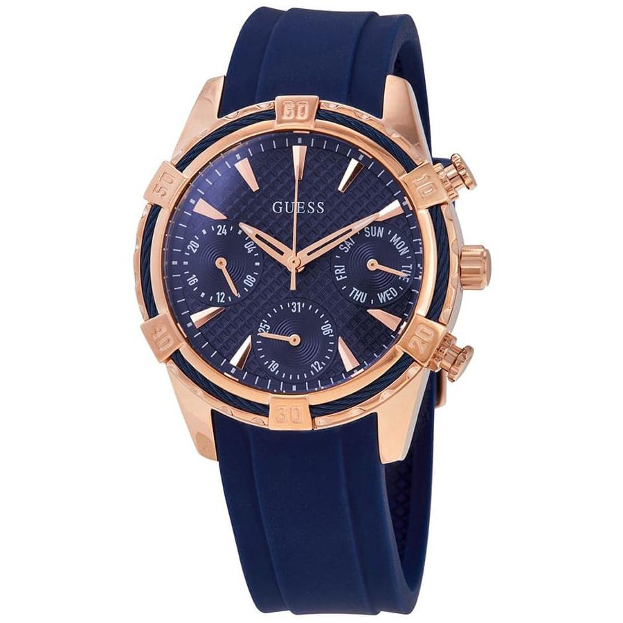 

Guess Women s Watches Classic Quartz Watches for Women with Silicone Strap, Business Elegance for Daily Wear W0562L3