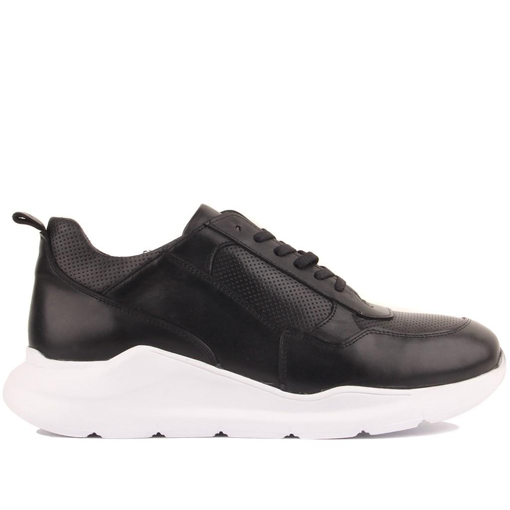 

Sail Lakers - мужские черные кожаные кроссовки на шнуровке 39 чёрный