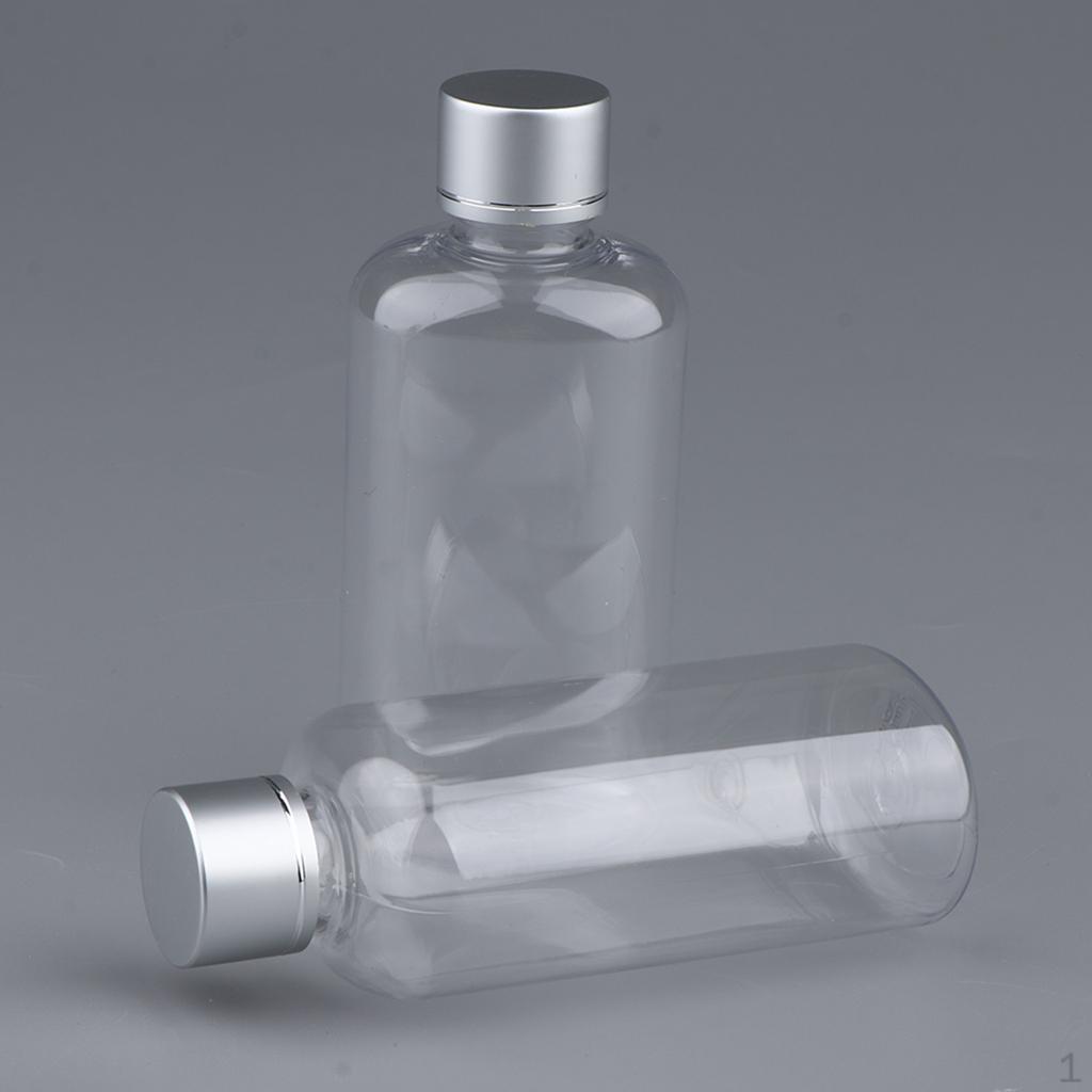 

2 шт. 100 мл пустые прозрачные пластиковые бутылки, тюбики с завинчивающимися крышками, контейнеры для тонеров