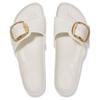 Birkenstock Madrid Big Buckle Comfortable Breathable EVA Slide Sandals Unisex sandals Eggshell 1029633