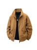 American Retro Workwear Jacket - Waterproof, Windproof, Loose Fit, Stand Collar for Autumn/Winter