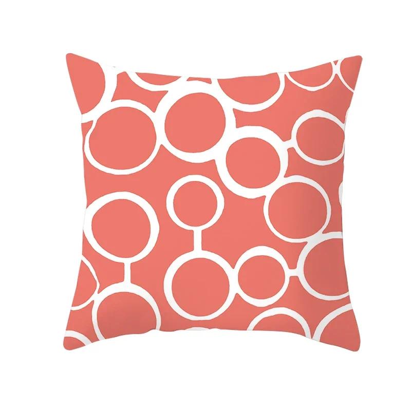 Coral Pillow Case Spring Home Decor Decorative Live Coral Tropical Style Pillow Cushion Cover for Sofa ize Funda Cojin