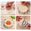 Household 304 Stainless Steel Manual Dumpling Dough Presser Maker Molds Kit Kitchen Utensils