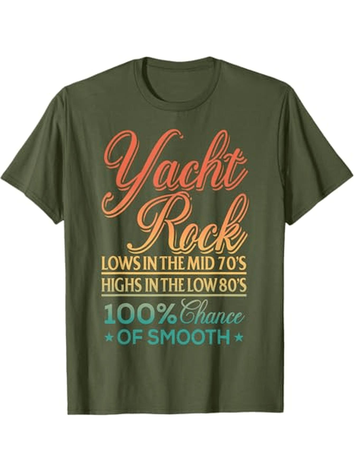 

Retro Yacht Rock Music T-Shirt 100% Cotton O-Neck Short Sleeve Summer Casual Mens T-shirt Streetwear 4XL