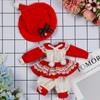 Sweet 30cm Doll in Costume Cloth Fashion 30cm Doll Dress Clothes 30cm Doll Dress Set  Girls Toy