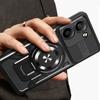 For Xiaomi Redmi A5 4G (171.7mm)/Poco C71 4G Magnetic Case Rotating Kickstand TPU+PC Phone Cover
