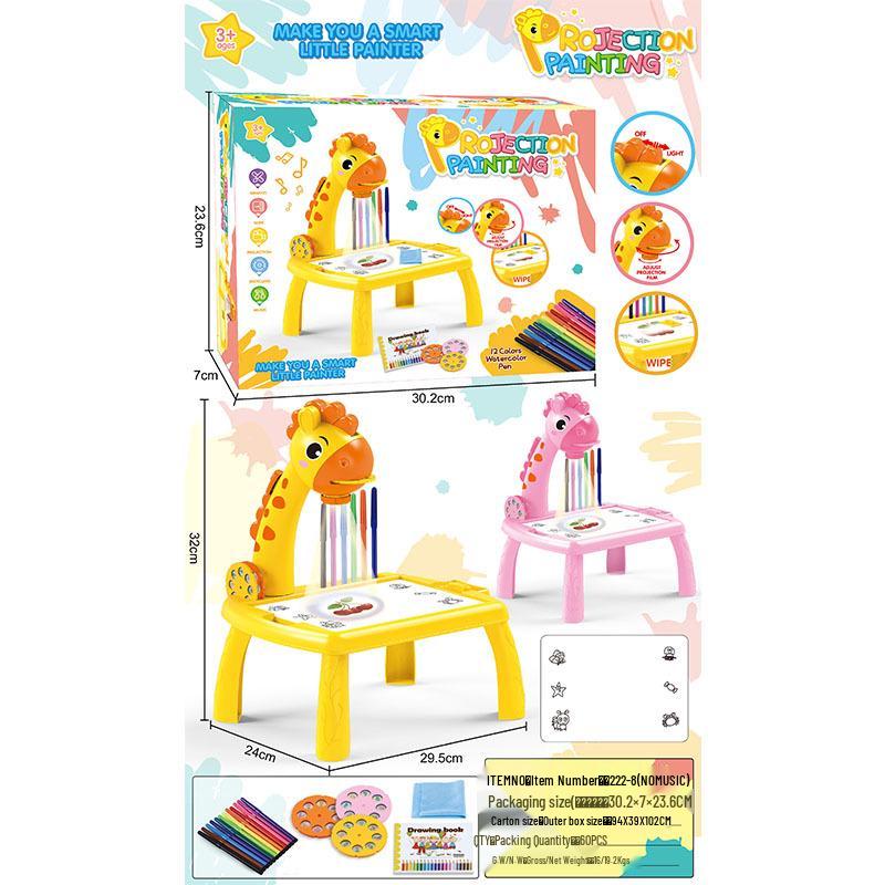 Fawn Projection Drawing & Writing Board - Children's Educational Toy