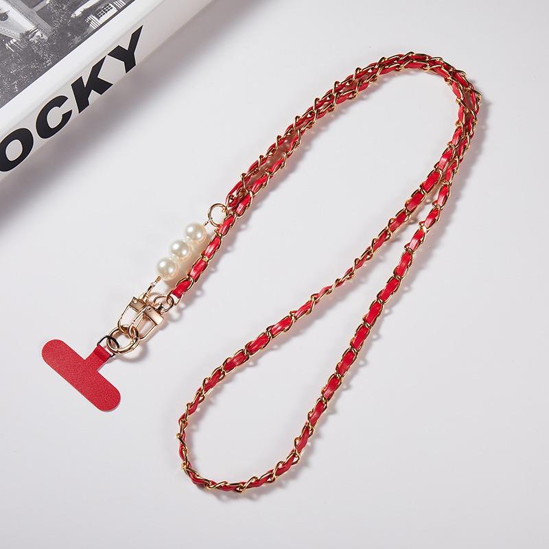 Crossbody Mobile Phone Rope Metal Mobile Phone Hanging Chain Small Fragrant Style Crossbody Mobile Phone Hanging Chain