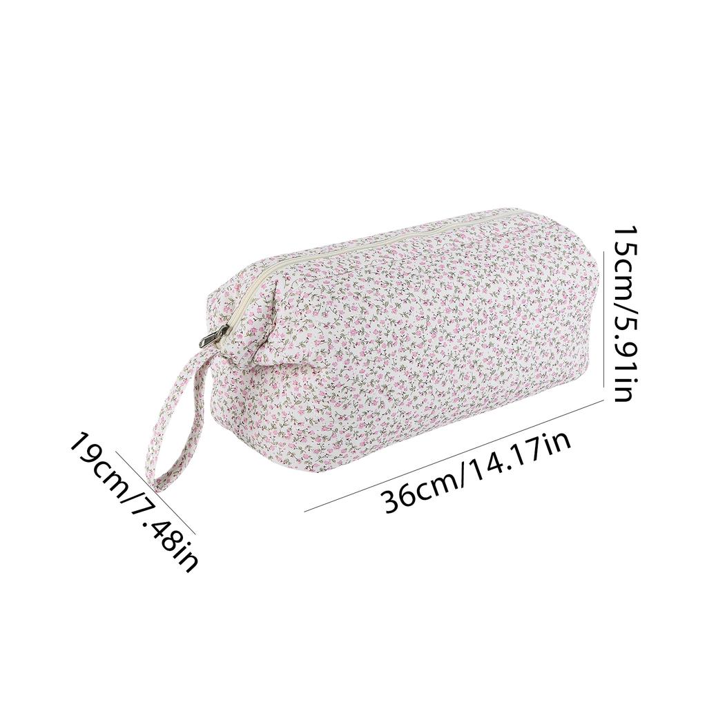 Quilted Travel Storage Bag Shockproof Padded Portable Hair Tools Bag Large Capacity Hair Straightener Container for Home Storage