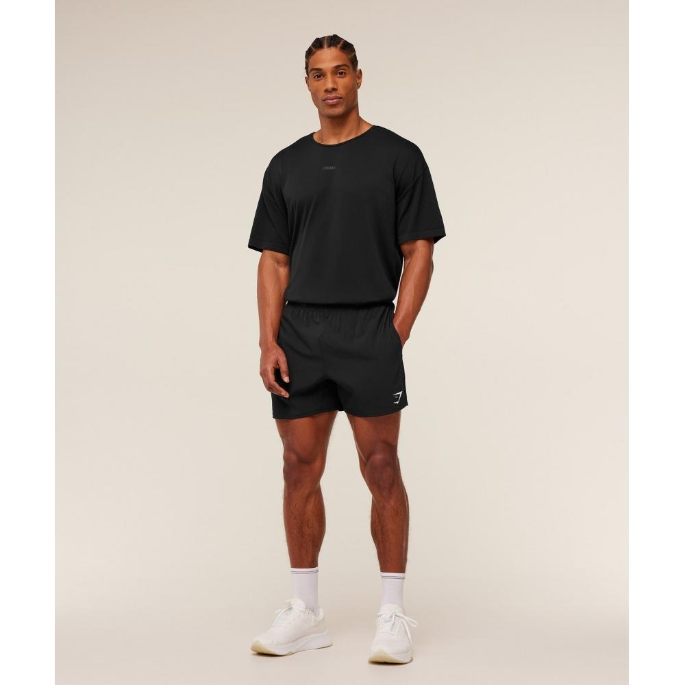 Gymshark DisTance Seamless T shirT Black