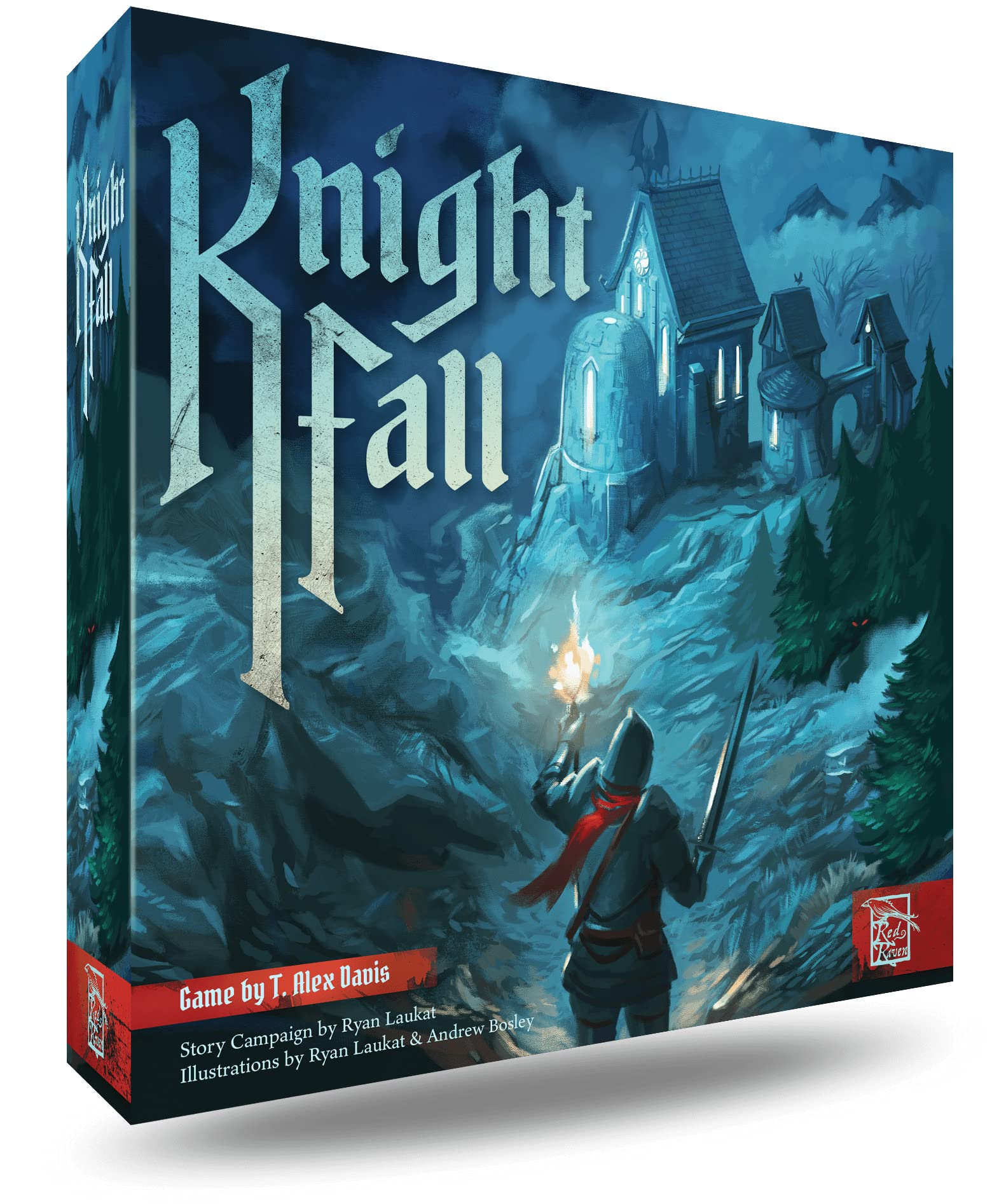 

Red Raven Средневековое фэнтези настольная игра для возраста Nightfall 1-6 игроков, 13+