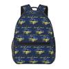 Tuna Time Off Shore Angelrucksäcke Jungen Mädchen Schulrucksack Schüler Schultaschen Cartoon Rucksack Umhängetasche Große Kapazität