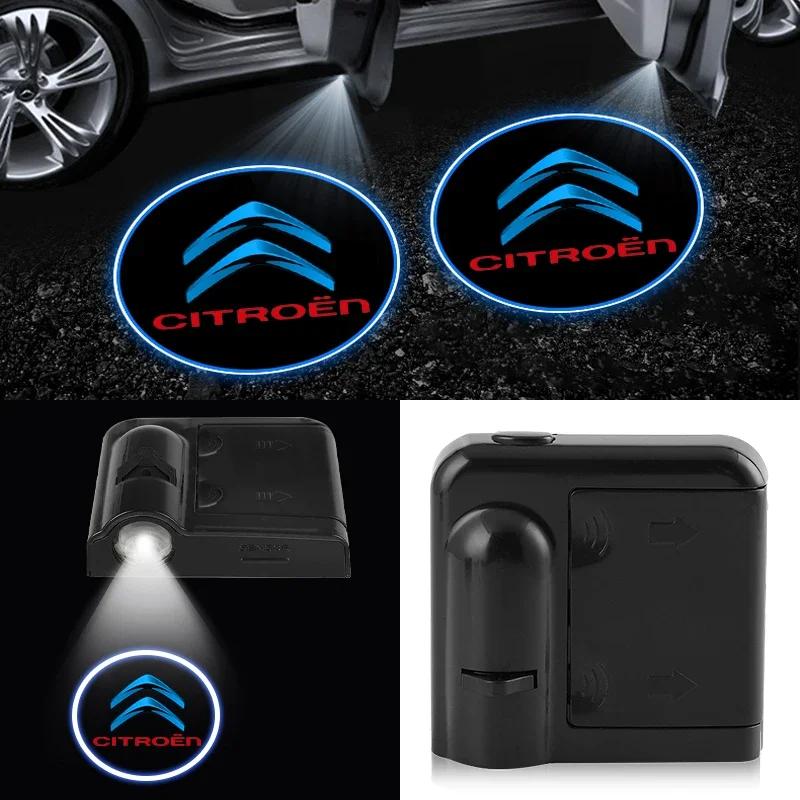 LED Auto Tür Willkommenslicht Dekolicht Auto Logo Für Citroen C2 C3 C4 C5 C6 C1 DS3 DS4 DS5 DS7 Xsara Berlingo Picasso