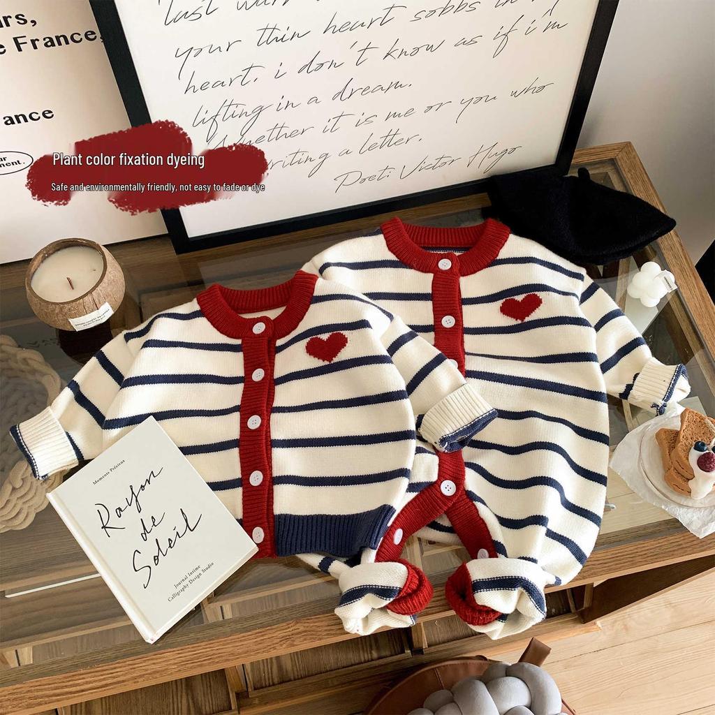 2025 Autumn Family Sweater Set: Versatile Mother-Son/Daughter & Baby Romper