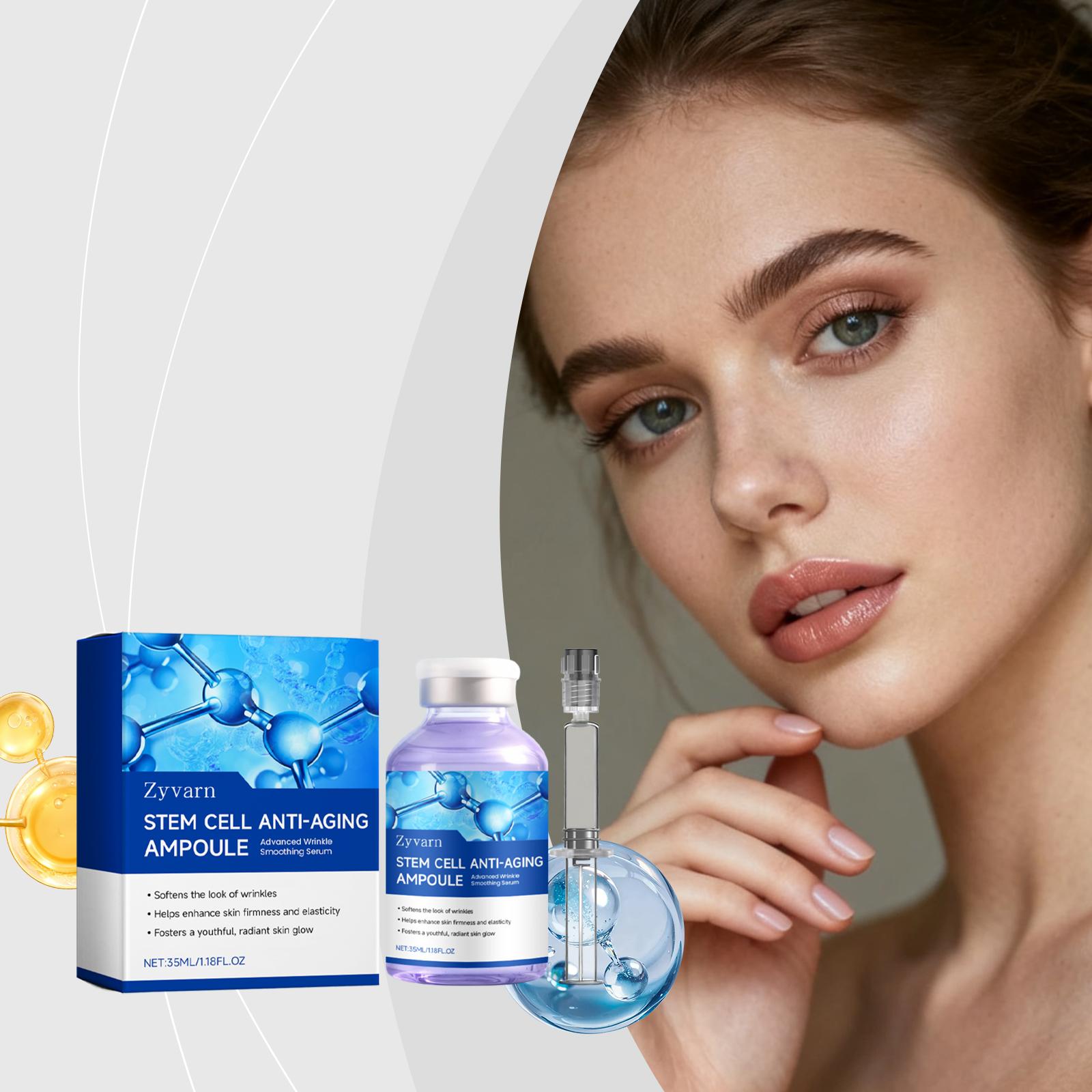 Zyvarn ampoule essence, nourishing facial skin to be smooth, lustrous, moisturizing 1set