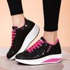 Rocking shoes women's shoes 2025 spring and autumn new leather walking mother shoes casual sports shoes platform foreign trade travel shoes