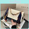 Chic And Trendy Shoulder Bag 2023 New Fashion Street Style Crossbody Bag Women Scarf Chain