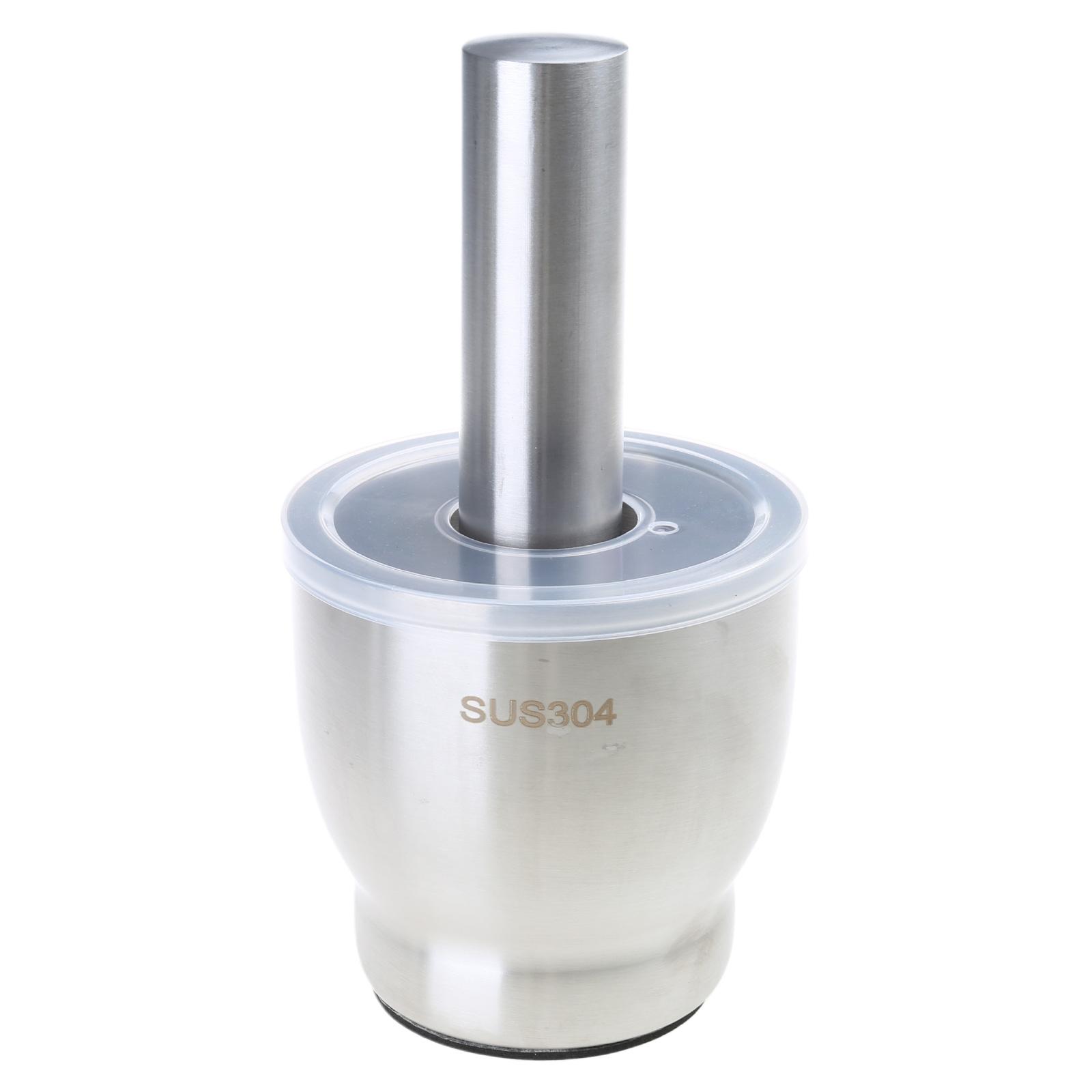 

Solid Powder Maker Spices Grinder Mortar and Pestle Set Pills Crusher Spices Crusher 304Stainless Steel Material S