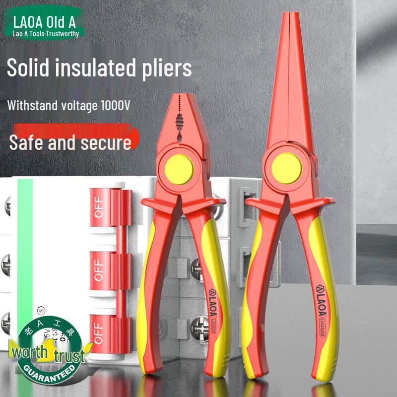 LAOA 1000V Insulated Pliers 2-Piece Set