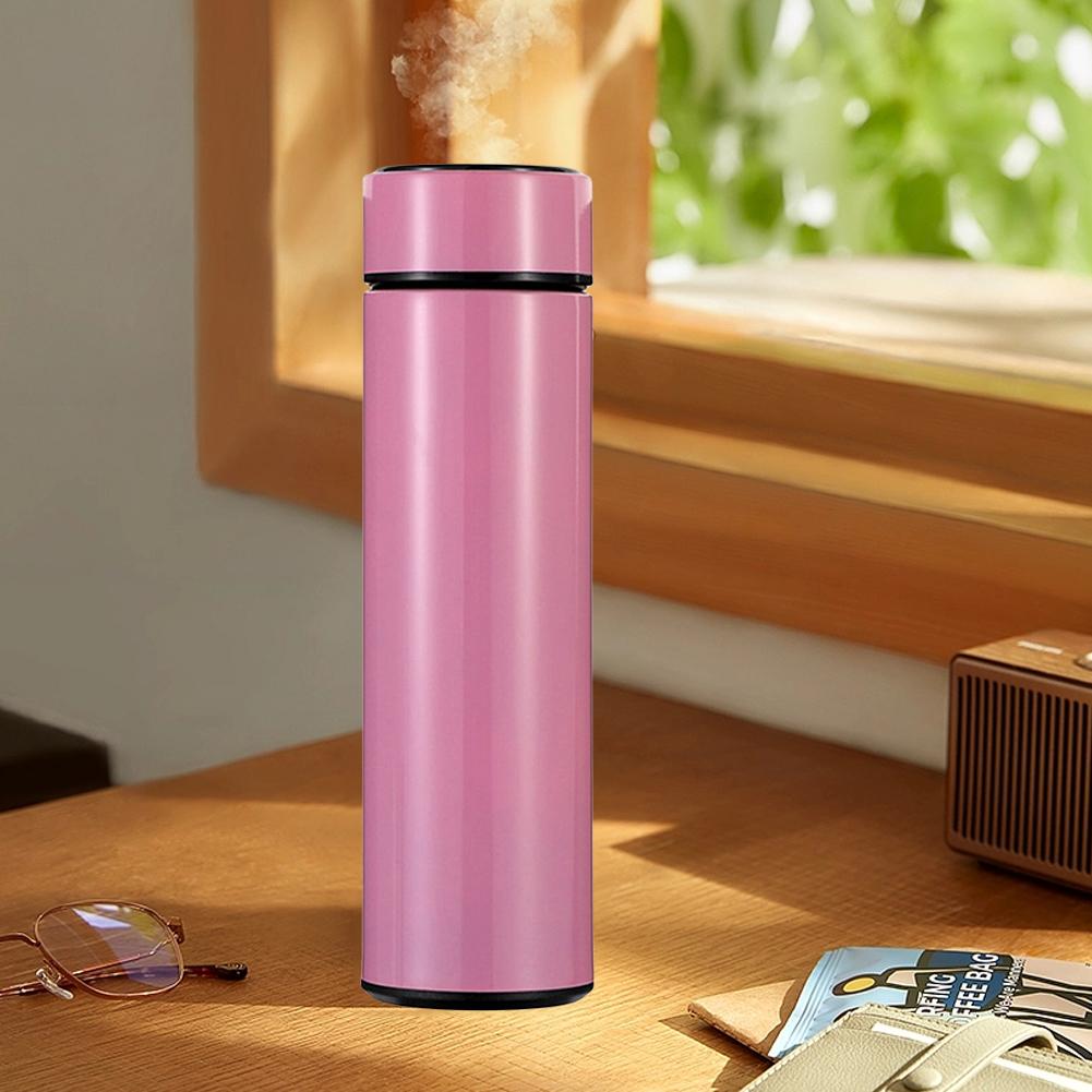500ML LED  Bottle with Temperature Display 304 Stainless Steel Smart  Water Bottle Touch Digital Mug Holiday Gifts