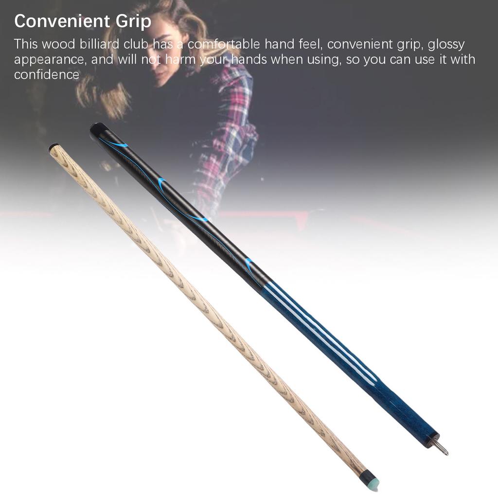 14mm špička Kulečníkové tágo 2 díly 1/2 Jasanové dřevo Kulečníkové tágo 1,43 metru celková délka