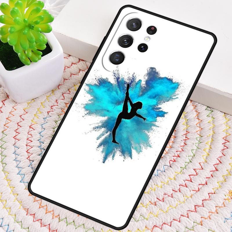 Gymnast Silhouette Silicone Phone Case For Samsung Galaxy Note 10 Pro S26 S25 S24 S23 S22 S21 Plus S25Ultra Capa Cover