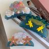 Acetic Acid Shell Hair Claw Korean Style Geometry Shark Clip Ocean Series Hair Claw  Women