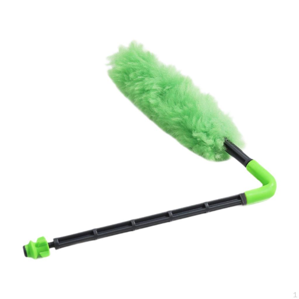 Barrel Swab Dust Removal Tool Household Cleaning, Foldable Squeegee Buffer, Clean Stick for Car Wall