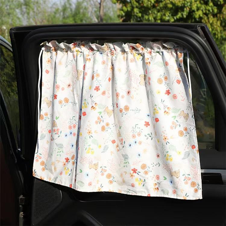 Tenda parasole Y con motivo a cialda e ventose per protezione dal calore interno