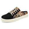 Summer Half Slippers Men's One-pedal Casual Breathable Men's Shoes Printed Trendy Bag Head Slippers Soft Sole Comfortable Sandals