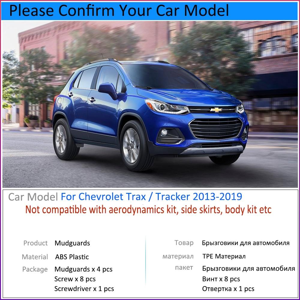 Blatníky vhodné pro Chevrolet Trax Tracker 2013~ 2014 2015 2016 2017 Autopříslušenství Náhradní díly blatníků na blatníky