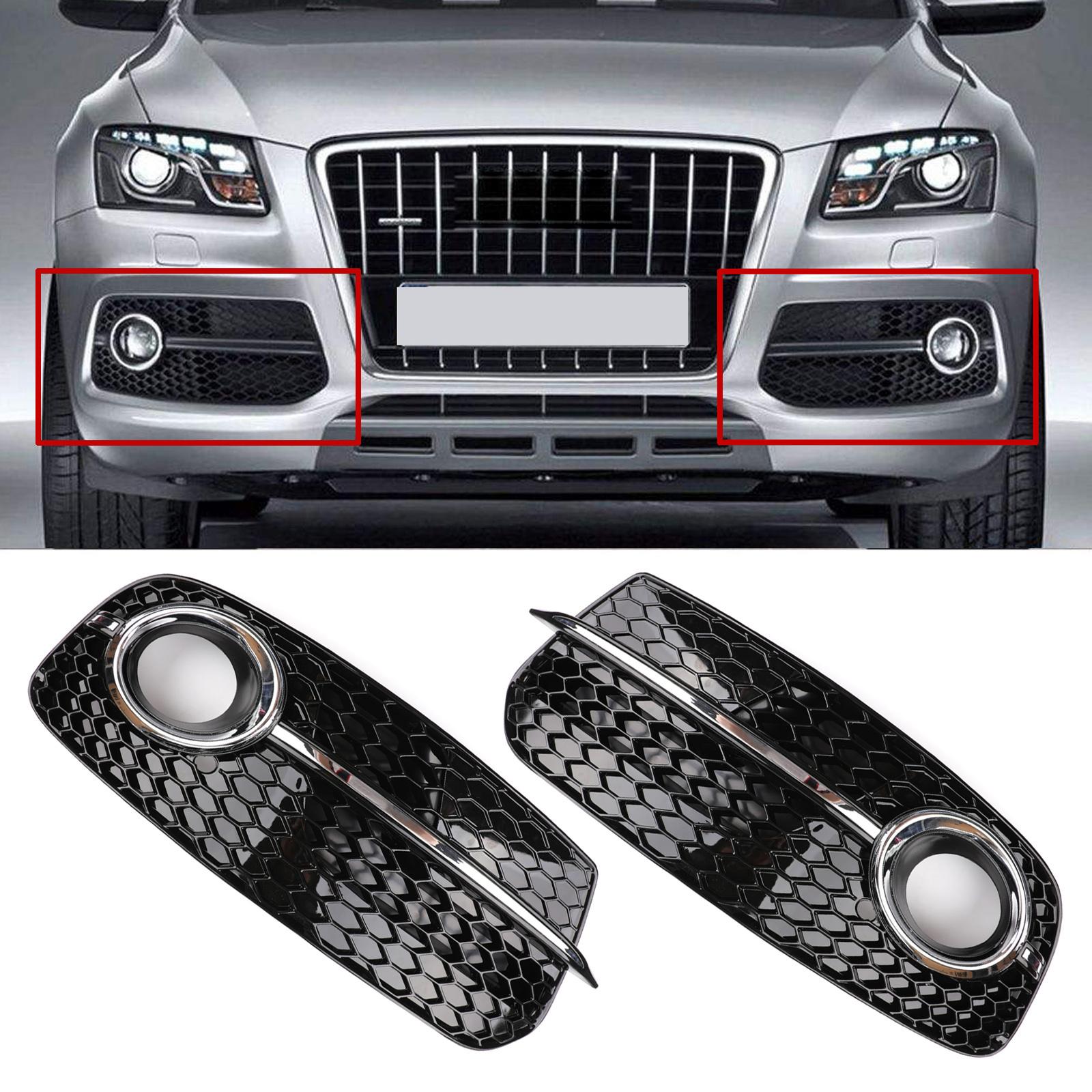 

Upgrade SQ5 Style Fog Light Grill Grille 8R0807681M 8R0807681N 8R0807682J 8R0807682T For Q5 13-17