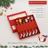 Christmas Cutlery Gift Set Stainless Steel Spoon Home Gift Spoon Set Gift Box Santa Claus Reindeer Coffee Spoon Dessert Spoon