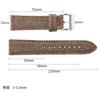 18mm 20mm 22mm Tweed Nylon Strap Quick Release Weave Vintage Genuine Cowhide Bracelet for Omega for Seiko Smartwatch Watch Band