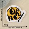 Original Cartoon Smiley Face Embroidery Patch for Clothing and Hats