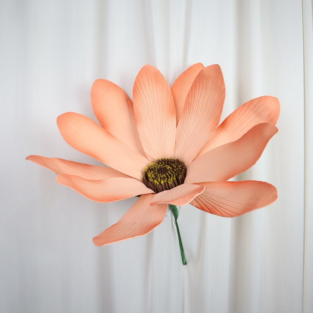 EVA Artificial Daisy Giant Welcome Flower New Fake Flowers  Flower Show Props оранжевый