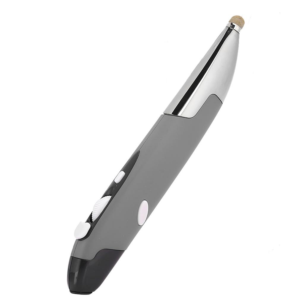 USB počítačové pero PC příslušenství Bezdrátová 2.4G myš Typ pera Personalizované Inovativní(Stříbrně šedá PR 06)