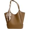 Tote bag spring and summer 2025 new fashion armpit bag women's bag niche high-end soft leather shoulder commuter bag