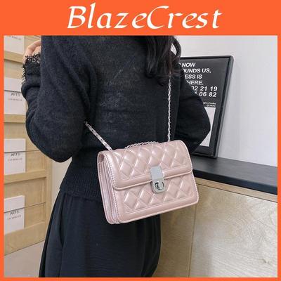 Small Square Shoulder Bag With Sewn Detail And Synthetic Leather Interior For Casual Outings