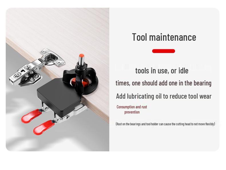 35mm Cabinet Door Hinge Drilling Locator Tool