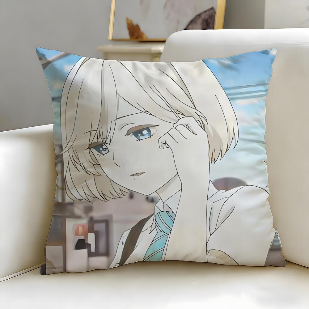 anime O Maidens in Your Savage Season Cushion Cover Soft EasyWash Pillow Case Versatile for Couch Bed Travel and Office